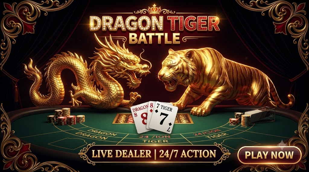 Dragon Tiger live casino game on DDDJILI App